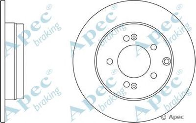 APEC BRAKING dsk2439 -  Тормозной диск